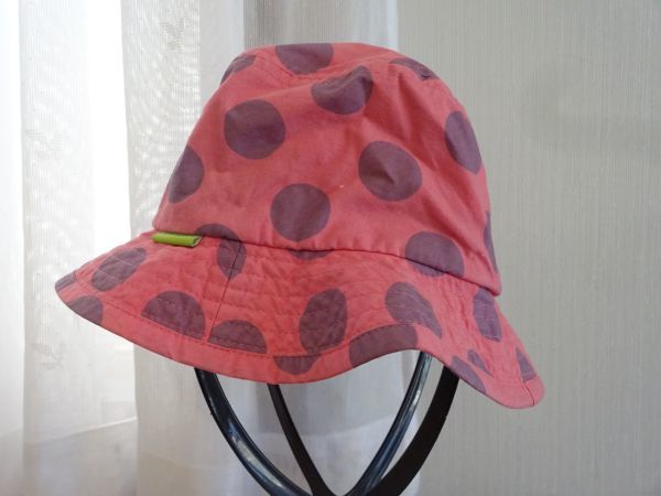 %AMPERSAND%キッズ帽子 女の子 水玉 バケットハット サイズ52cm スタイル帽子 キャップ 帽子拍卖