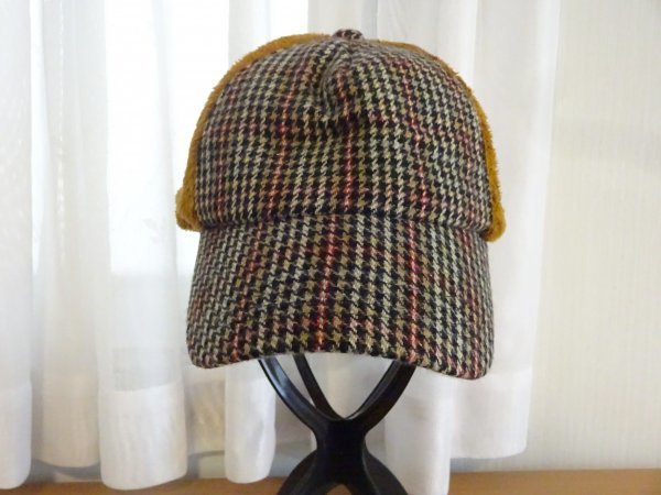 「韓国製」男女兼用 ワークキャップ モコモコ入 サイズ57cm〜59cm キャップ ウール使用 帽子拍卖