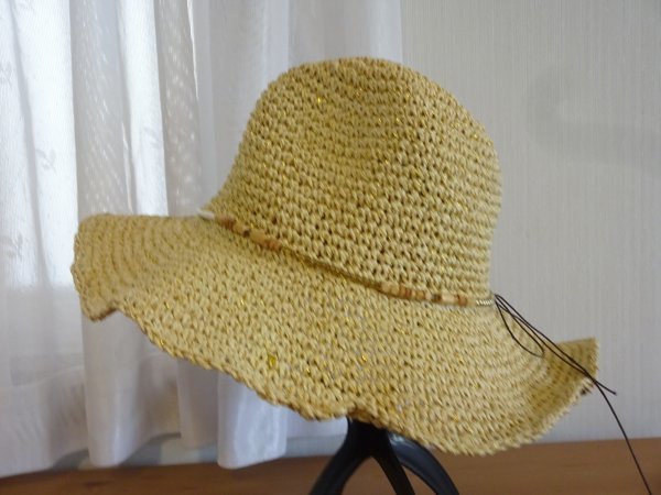 {シンコーテクニカ}レディース・ガールズ ペーパーハット 中折れハット サイズ57cm〜59cm キャップ 帽子拍卖