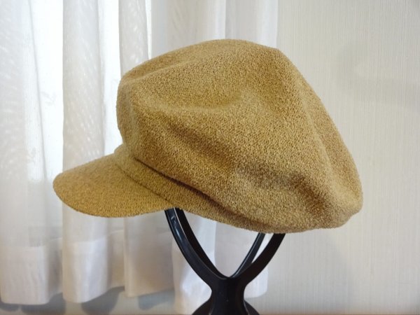 {ナカシマ}レディース・メンズ ベージュ色 キャスケット サイズ57・5cm キャップ 帽子 スタイルハット拍卖