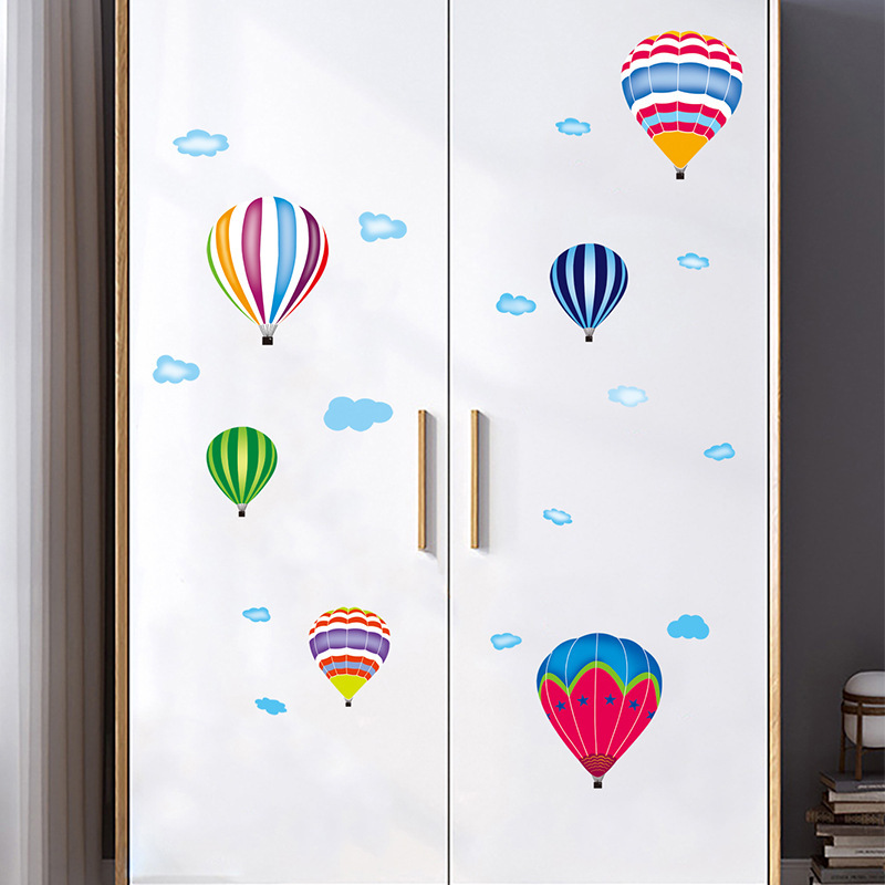 ウォールステッカー YGC006 熱気球 彩色 癒す DIY 壁紙 インテリアシート 剥がせるシール 送料無料拍卖