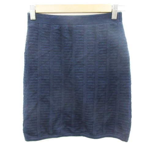 リリーブラウン Lily Brown タイトスカート ミニ丈 F ネイビー 紺 /YM16 レディース拍卖