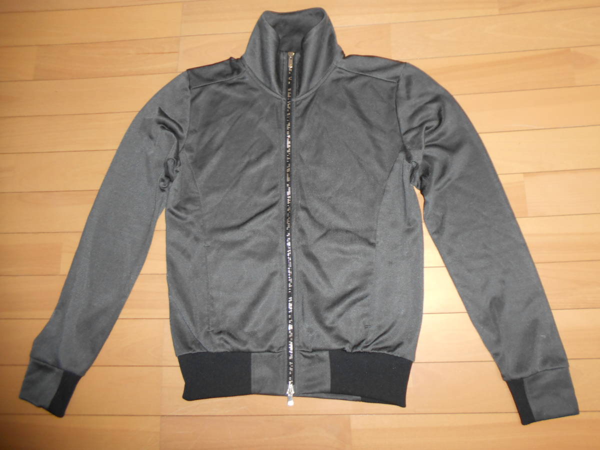 【特別価格】★MORGAN HOMME no.988T0420 ポリエステル72X綿28 ダブルジップデザイン トラックジャケット 日本製★濃灰茶sizeL★拍卖