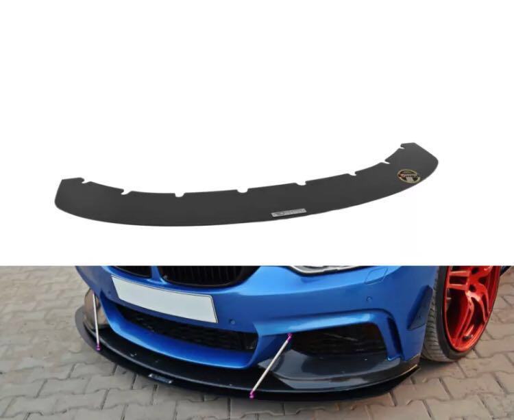 正規品 Maxton design BMW F32 4シリーズ フロントスポイラー エアロ スプリッター ディフューザー Mスポーツ M4仕様 (2013y-up)拍卖