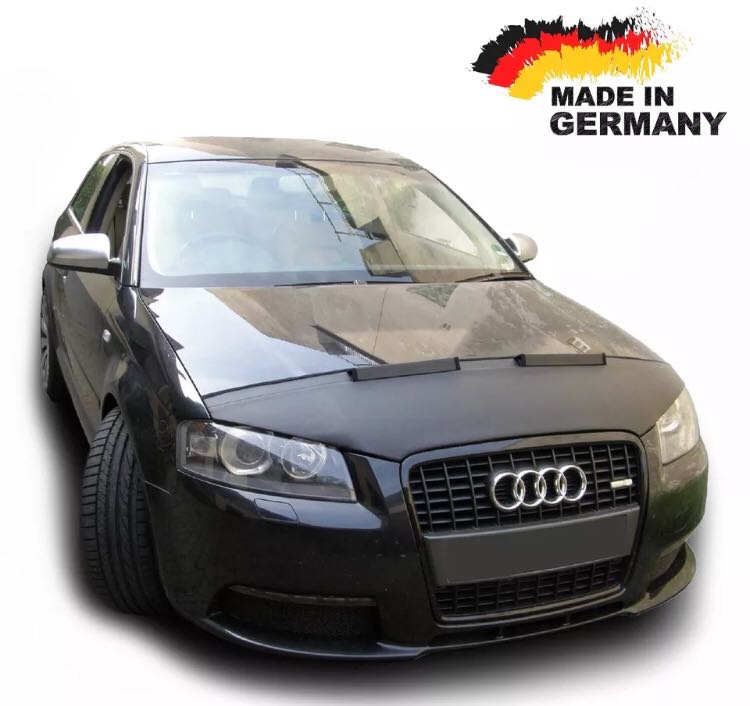 本国仕様 アウディ A3 8p ボンネットフード ノーズブラ ボンネットブラ エアロ フロント ハーフブラ拍卖