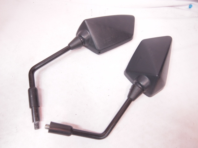 カワサキ風 社外ミラー左右 割れなし交換に 汎用 10mmネジ Z CB GSR SV拍卖