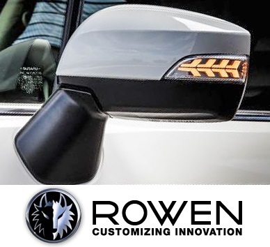 【M's】スバル フォレスター(SJ系) XV(GP系) エクシーガ(YA系) ROWEN LED シーケンシャルドアミラー レンズ (クリアクローム) 1S009L00拍卖