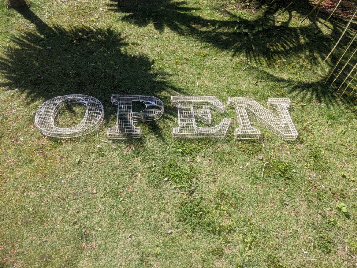 アルファベット看板 OPEN 壁掛け看板 立体式 大型看板 オープンサイン #店舗什器 #ガレージ雑貨 #アメリカン雑貨 #ウォールデコ 拍卖