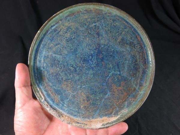 ④A 古鏡 アンコール期 12~14世紀 カンボジア 発掘品 / 遺跡 クメール 金工 化粧道具 白銅 青銅 本物 文化財調度品化粧台拍卖