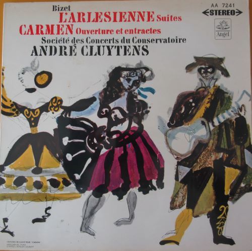 O017 ビゼー「アルルの女」組曲、「カルメン」序曲、抜粋 アンドレ・クリュイタンス/音楽院コンサート協会拍卖