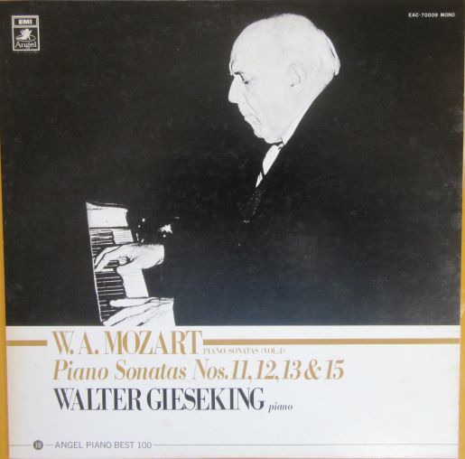 i053 モーツァルト ピアノ・ソナタ 第11,12、13 & 15番 ワルター・ギーゼキング拍卖