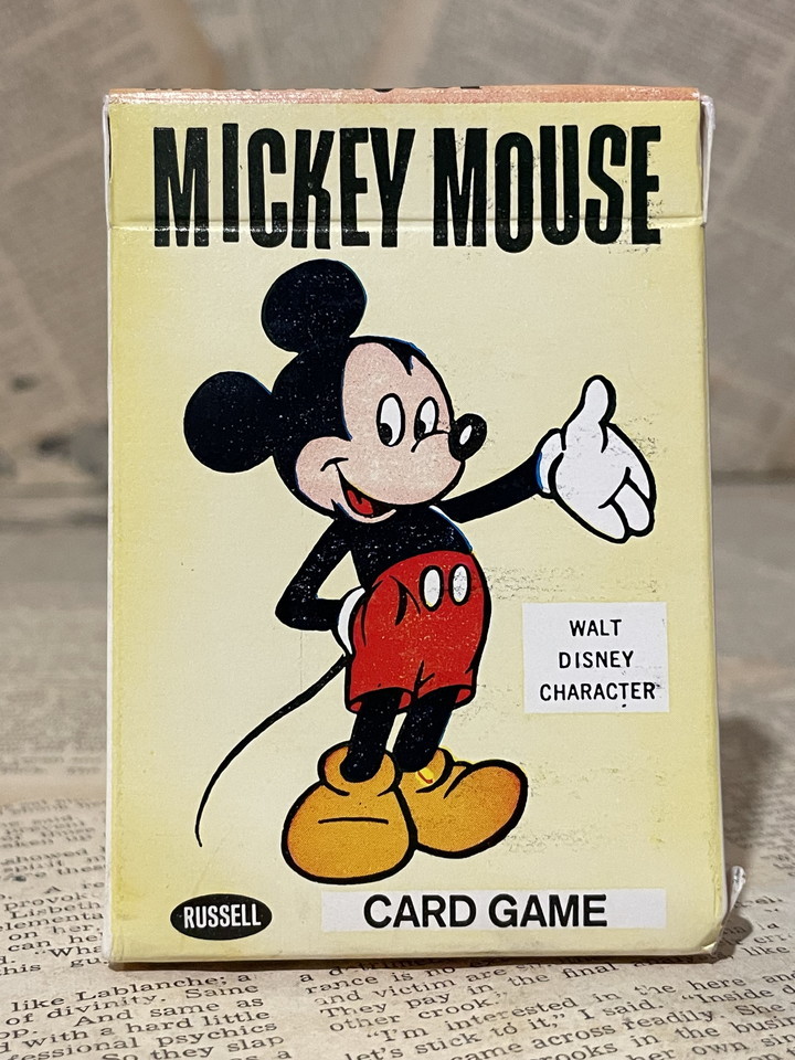 ☆1970年代/ミッキーマウス/カードゲーム/即決ビンテージUSA/Mickey Mouse/Card Game(70s) DI-131拍卖