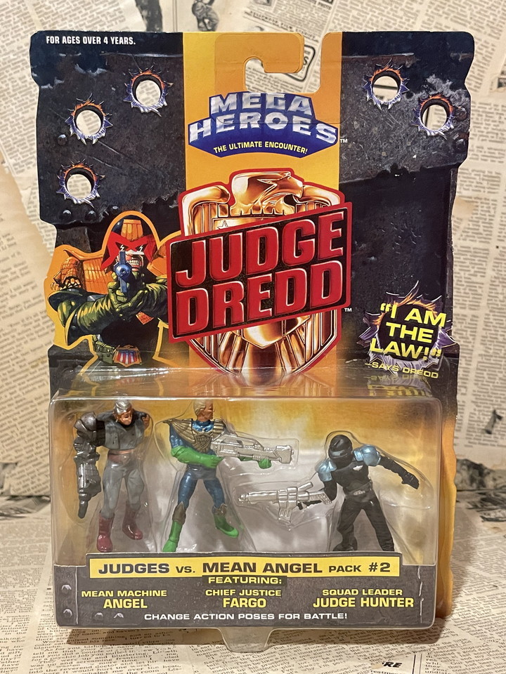 ☆1990年代/ジャッジドレッド/フィギュア/即決ビンテージ/ジャッジデス/Judge Dredd/Action Figure(Mega Heroes/#2/MOC) OA-051拍卖