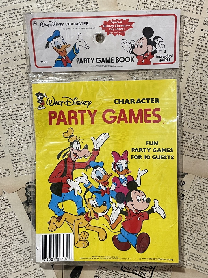 ☆1970年代/ディズニー/パーティーゲーム/セット/即決ビンテージUSA/Disney/Party Games(70s/MIP) DI-140拍卖