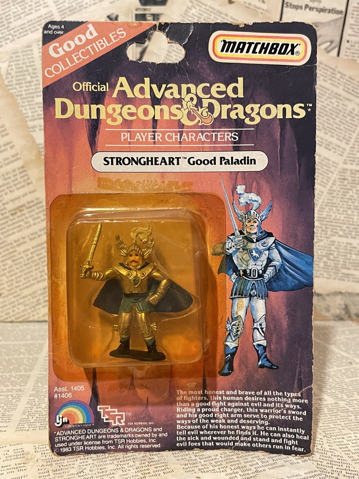 ☆1980年代/ダンジョンズ&ドラゴンズ/PVCフィギュア/即決ビンテージ/AD&D/AD&D/PVC Figure(Strongheart/MOC) FA-108拍卖
