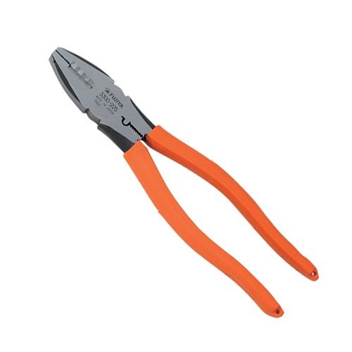 フジ矢 FUJIYA 電工職人ペンチ 3300-225 用途 内線 外線 工事 設備 空調 配管 工事 等 VA線、VVF線 ペンチ 配線 線 電工 電設 建設 建築拍卖