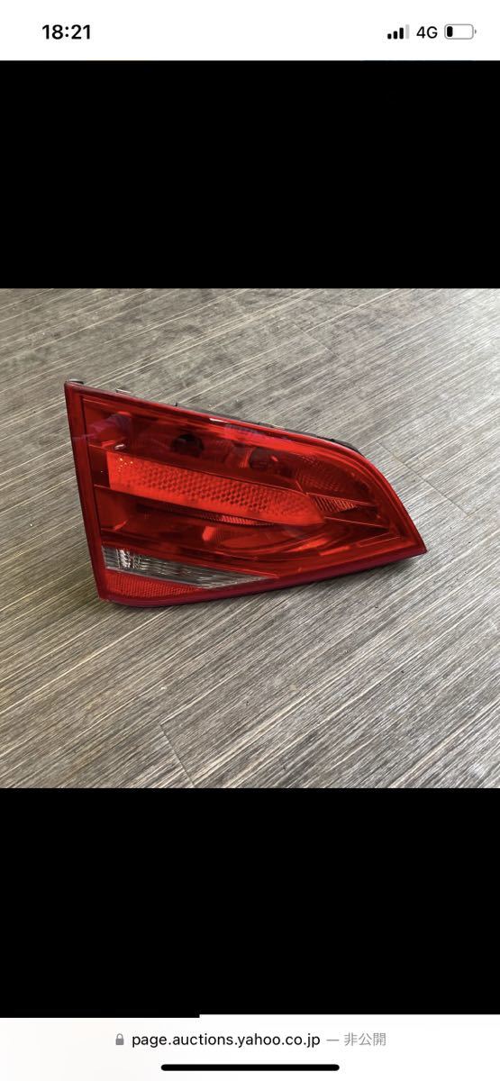アウディ★8K☆A4★純正☆テールライト★テールレンズ☆点灯確認済み★美品☆左★L☆内側★8K5 945 093☆即決★即納品☆早い者勝ち★拍卖