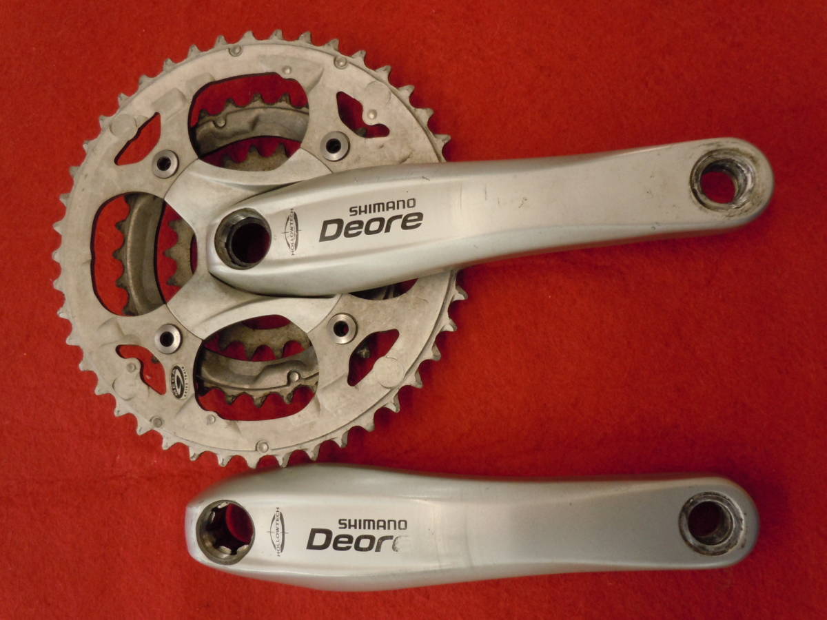 SHIMANO Deole クランクセット, MTB 中古品です。拍卖