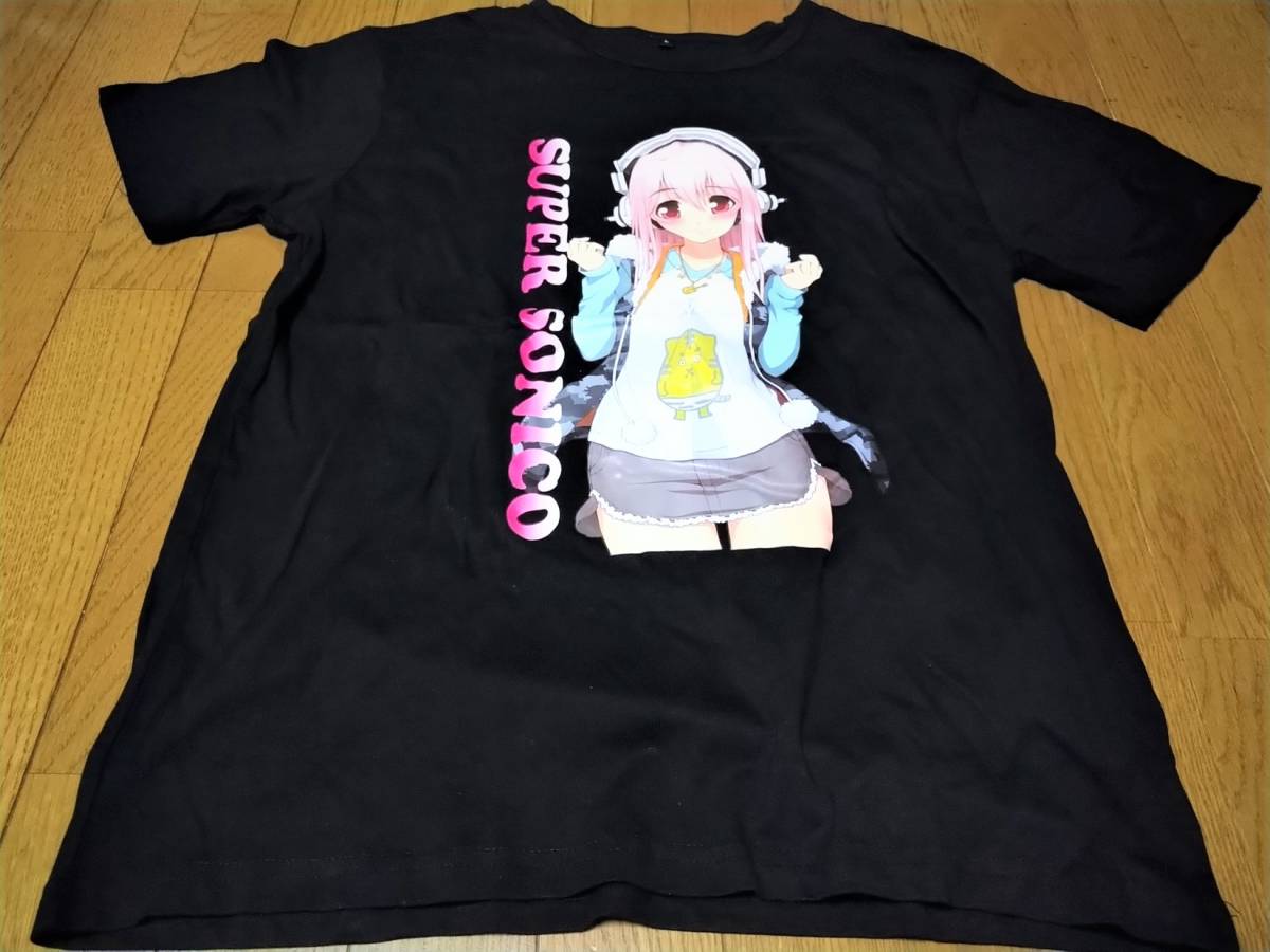 ☆ すーぱーそに子 Tシャツ ブラック Lサイズ キャラ グッズ ☆拍卖