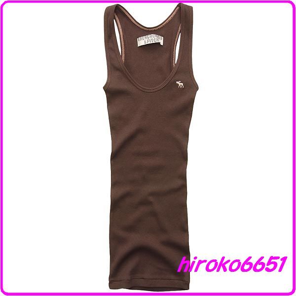 ☆新品・格安!即決有!001 L★アバクロ Tank タンク★ Diana Boy Tank (DKBR) ウーマン L★Abercrombie & Fitch☆拍卖