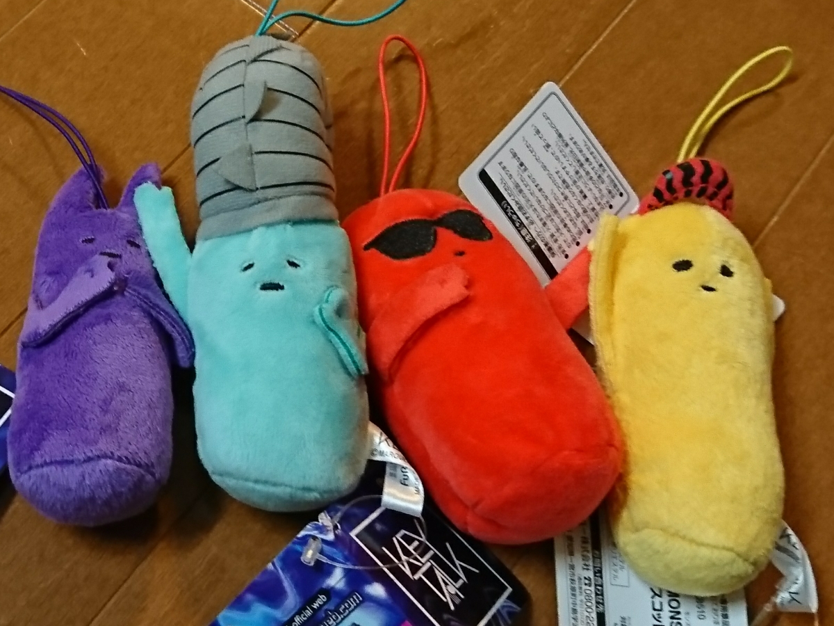 即決 KEYTALK MONSTER ポーズマスコット 全4種 キートーク 拍卖