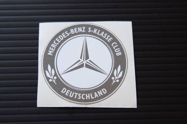 □Mercedes Clubステッカー Sクラス W60 benz ocitye メルセデスベンツW116W221W222w108w109w111w112w126w140w220S63amgs65amg s300h s400h拍卖
