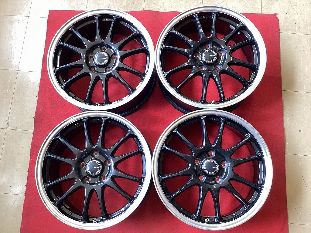 PIAA 17インチアルミホイール 17x7j+55 PCD114.3 5穴 a-2918 Q4-2 sf拍卖