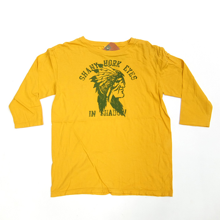 SCREEN STARS M イエロー スクリーンスターズ 七分袖 五分袖 Tシャツ カレッジ Tシャツ DIAMOND HEAD拍卖