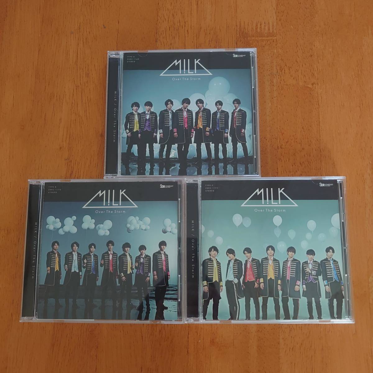 M!LK / Over The Storm TYPE-A,B,C 3枚セット 【CD】M4267拍卖