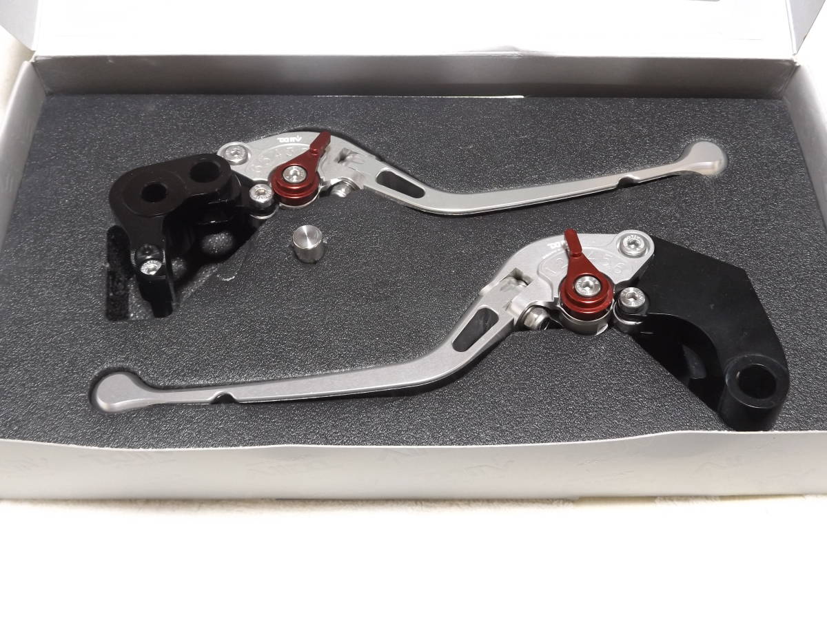 【未使用ですが・・】ビレット(削出し)レバーセット 可倒式 DIMOTIVE GSX-S1000F GSX-R1000 GSX-R750 GSX-R750 GSX-S1000 ニッシンラジアル拍卖