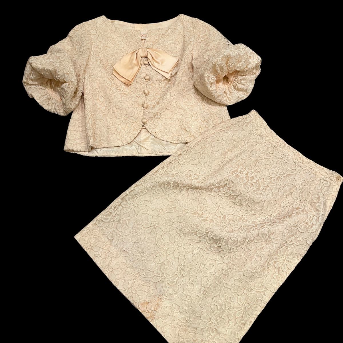 ビンテージ 50’s 60’s レース スーツ セットアップ 50年代 60年代 古着 ロカビリー ロックンロール vintage拍卖