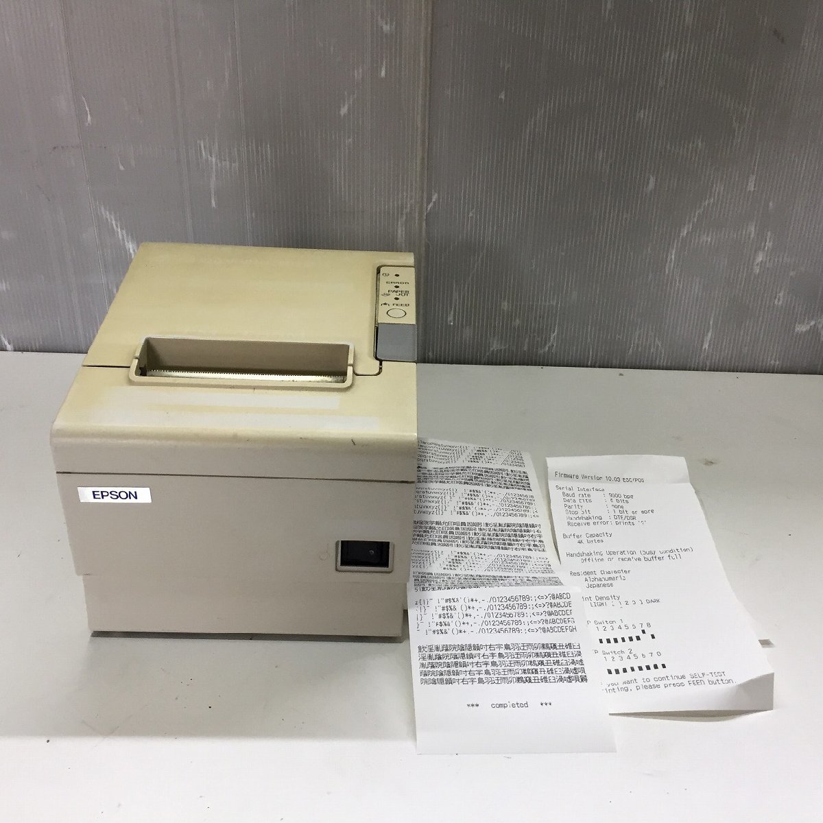 △EPSON サーマルレシートプリンター TM-T88IV M129H 印字OK!用紙幅80mm ACアダプター欠品 【 B1107C3】No.1拍卖