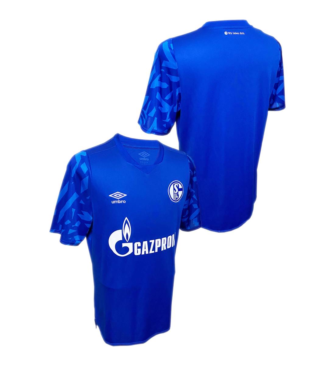 ■中古■アンブロ■シャルケ04 19/20 ホーム レプリカユニフォーム■半袖■アジアXLサイズ(インポートLサイズ)拍卖