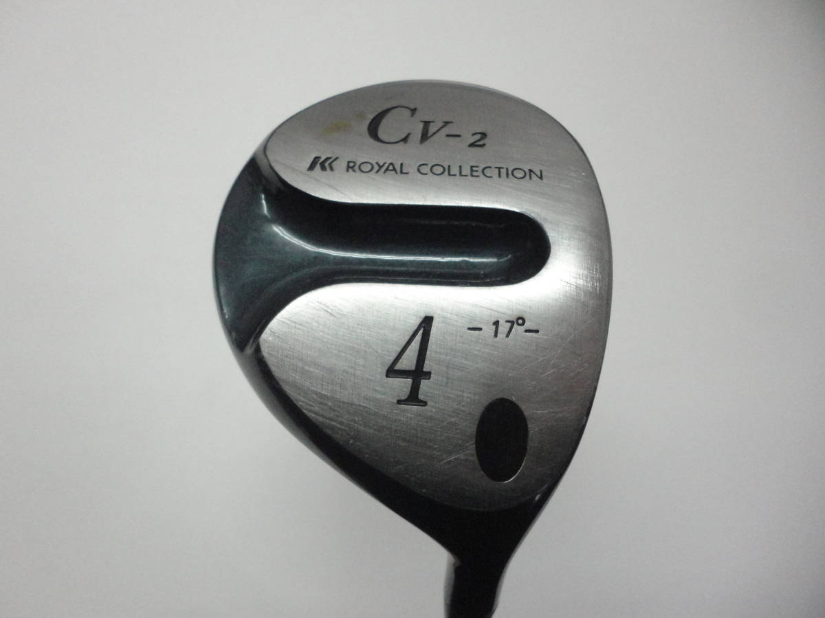 ★即決!★ROYAL COLLECTION/ロイヤルコレクション/ロイコレ★メンズ右打ち用フェアウェイウッド/4番ウッド/4W★CV-2★17°★FUJIKURA★拍卖