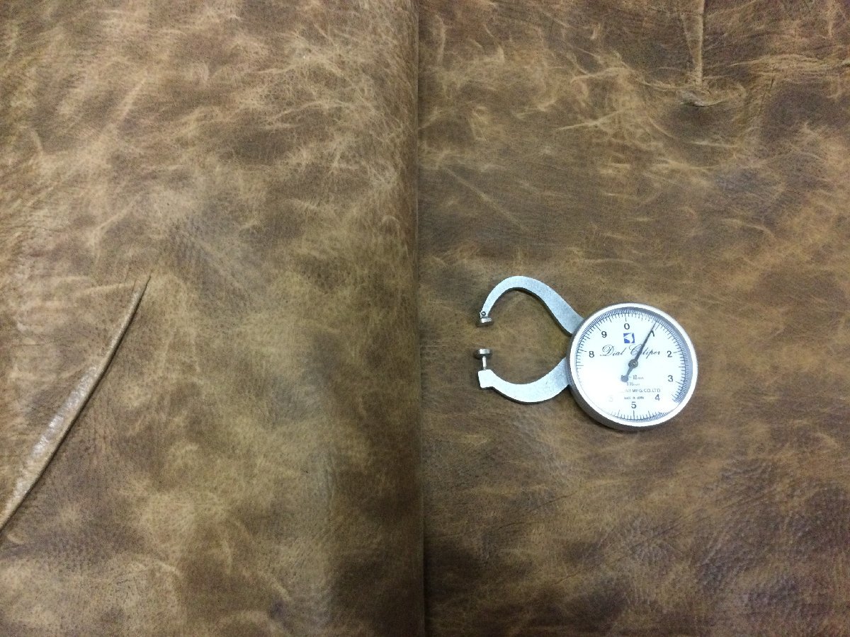【SALE】J90革 皮/牛 ソフト アンティークムラブラウン 100ds 約1.1mm~1.3mm/格安拍卖