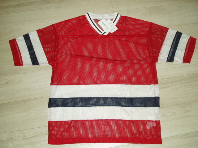 新品J★OURNAL STANDARD/ジャーナルスタンダード【men'sのMサイズ】¥8,800 メッシュ素材Tシャツ 送料185円~ Q5拍卖