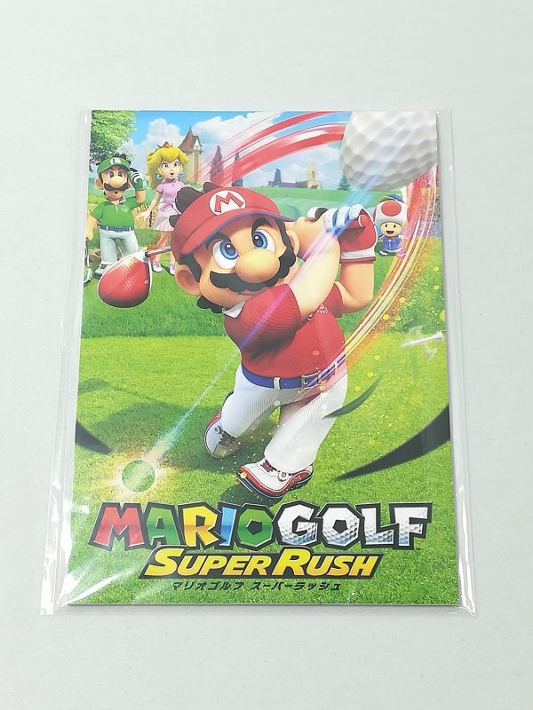 マリオゴルフ スーパーラッシュ ヤマダデンキオリジナル 『マリオゴルフスーパーラッシュ』特典 メモ帳拍卖