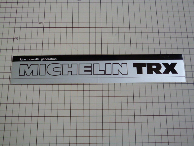 MICHELIN TRX ステッカー (285×48mm) ミシュラン 拍卖