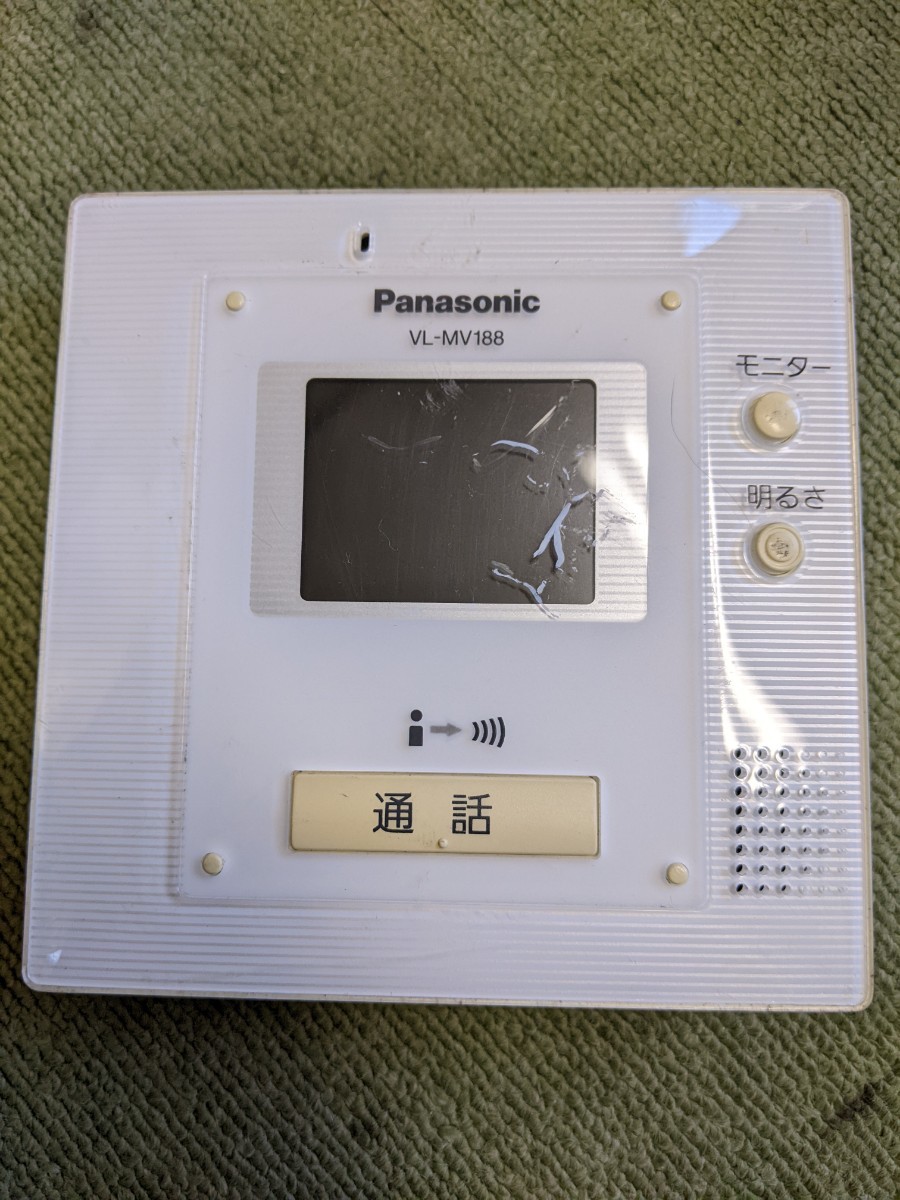COQ446 Panasonic VL-MV188 テレビドアホン インターホン 親機のみ パナソニック 通電OK その為詳細動作未確認 現状品 JUNK 送料無料拍卖
