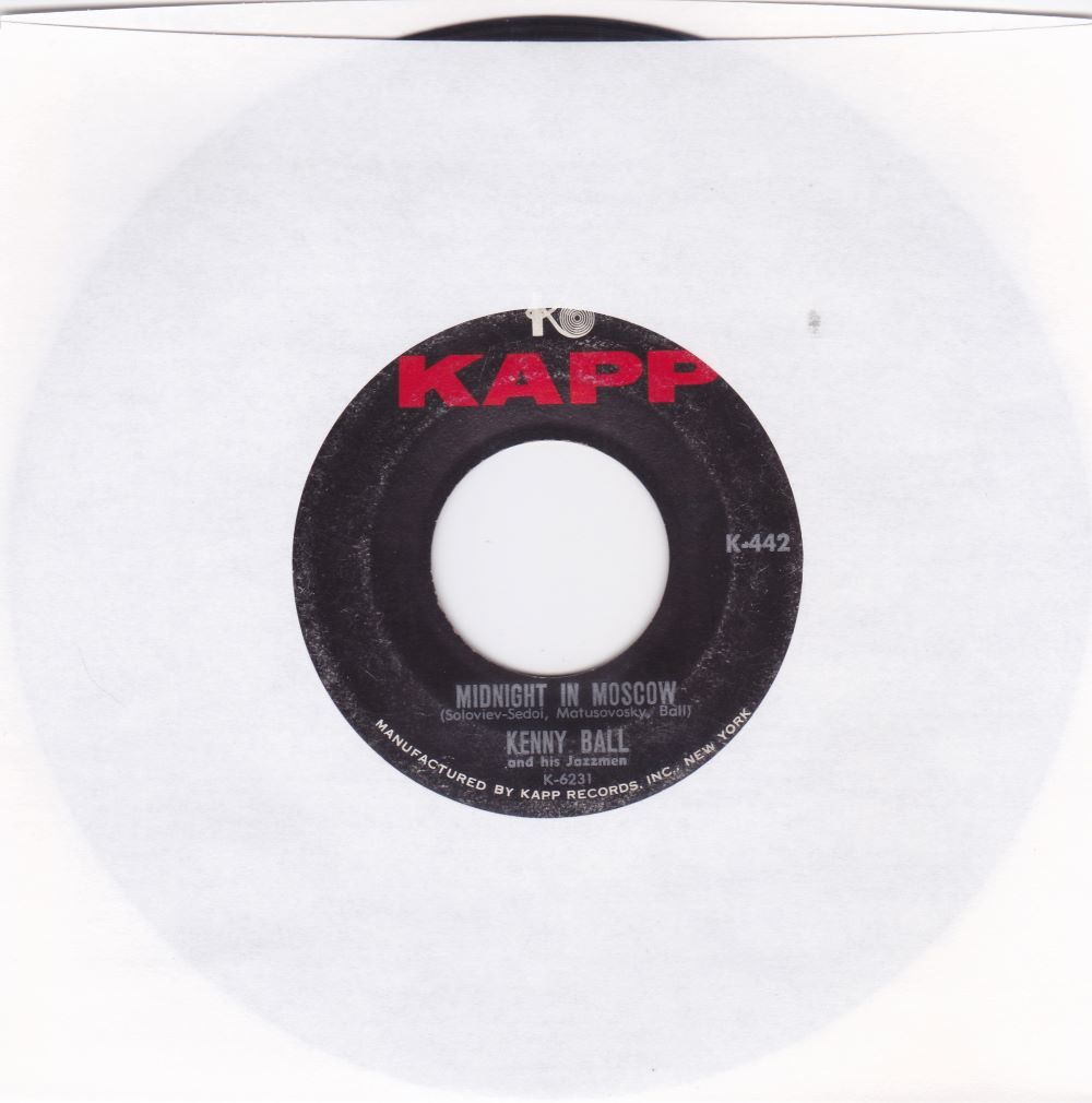 ■中古品■Kenny Ball ケニー・ボール/midnight in Moscow + American patrol(USED 7 INCH SINGLE)拍卖