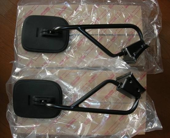 【トヨタ純正新品】TOYOTA 未使用品 ★超希少品★ ランクル70 ランドクルーザー 70系 左右フェンダーミラー HZJ7#PZJ#BJ#FJ#拍卖