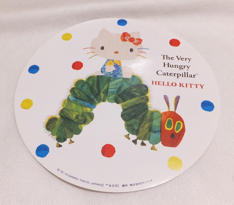 サンリオ ビッグステッカー ハローキティ はらぺこあおむし 2015年 非売品 シール 拍卖