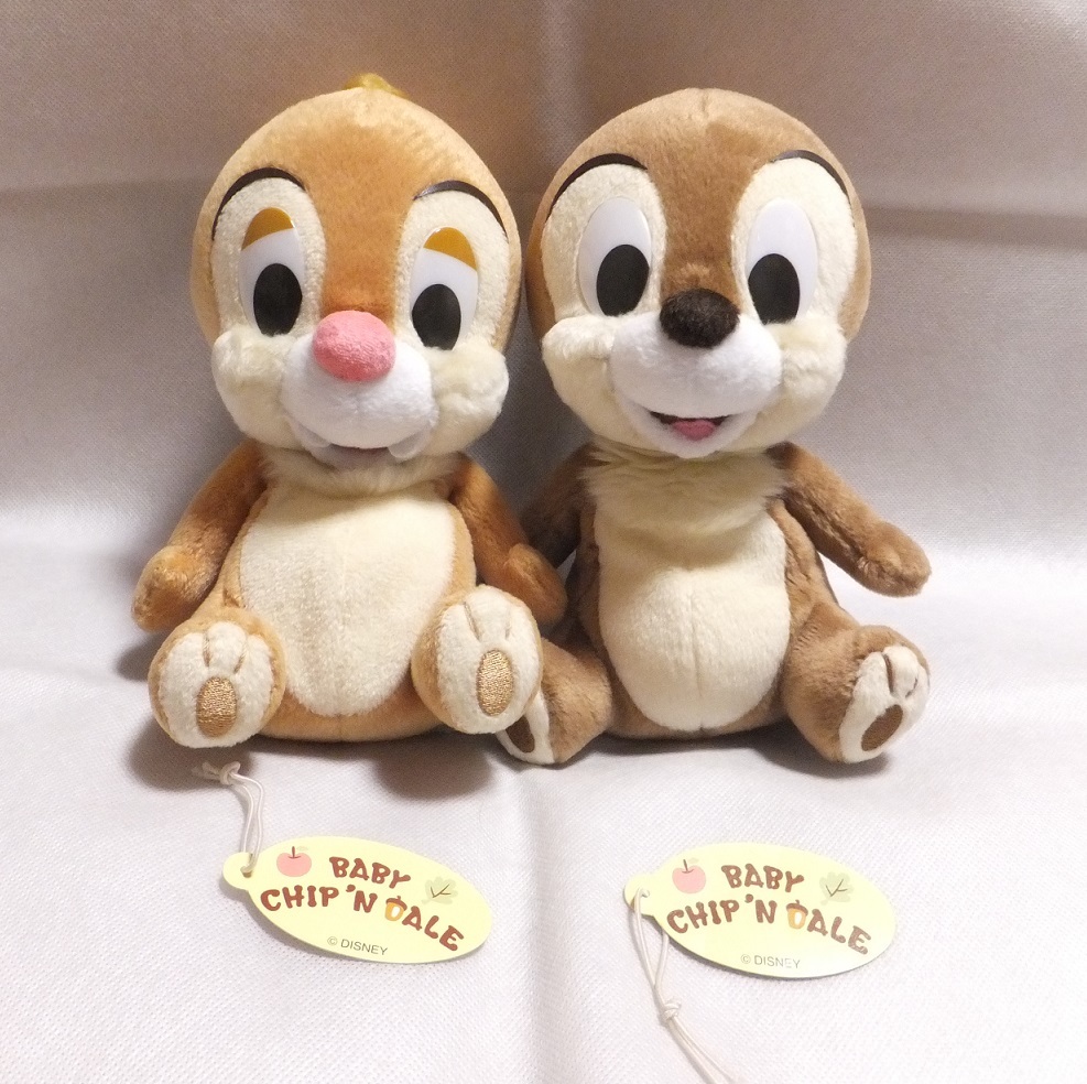 ディズニーリゾート ベビー チップ デール ぬいぐるみ 拍卖