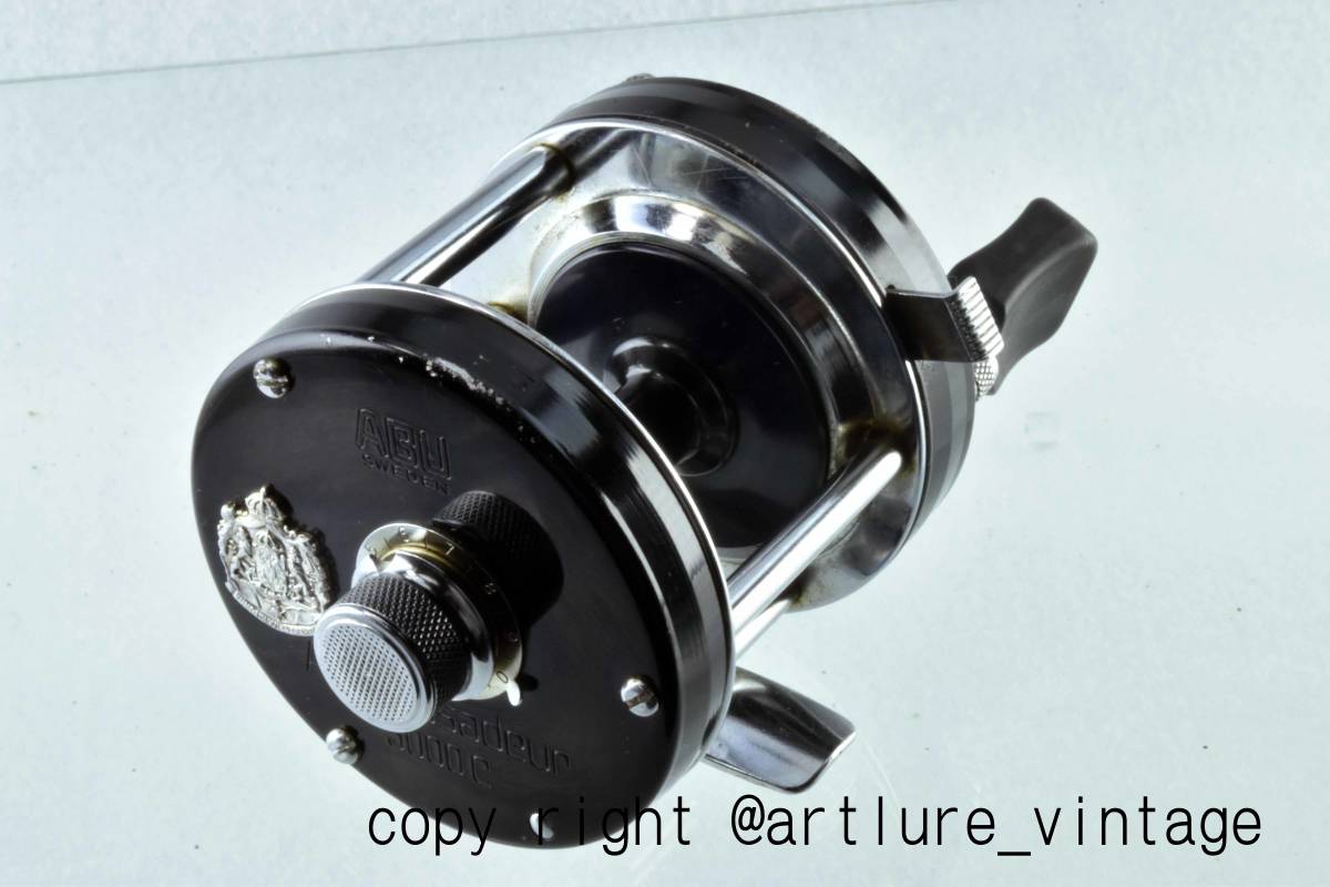 VINTAGE ABU ambassadeur 5000c #740803 1974年 3720-297 bait casting REEL#artlurevintage拍卖