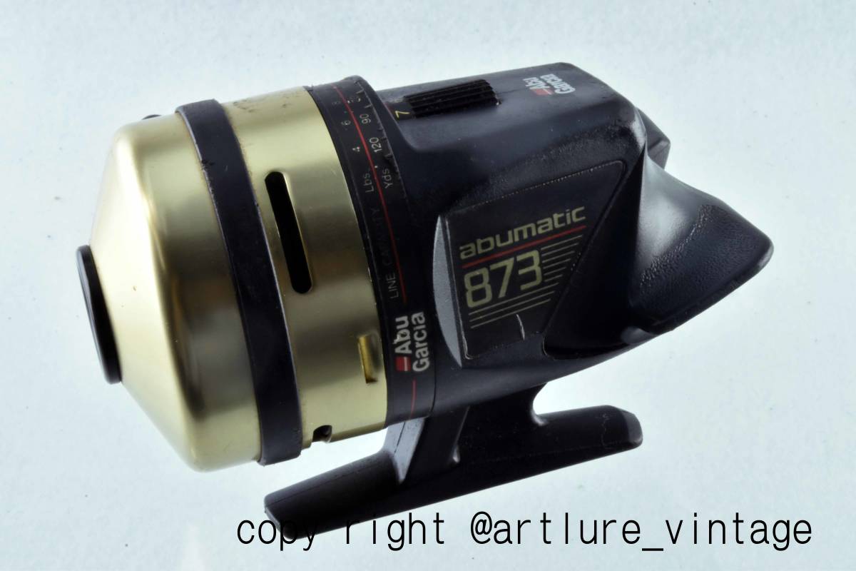 VINTAGE ABU garcia abumatic 873 1984年 b1130-358 casting REEL#artlurevintage拍卖