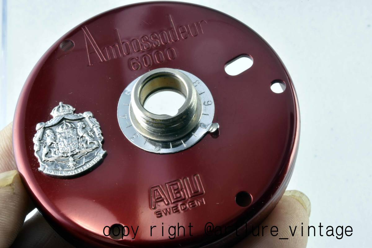 VINTAGE ABU ambassadeur 6000 CLICK 波形 Y1334-356 bait casting REEL#artlurevintage拍卖