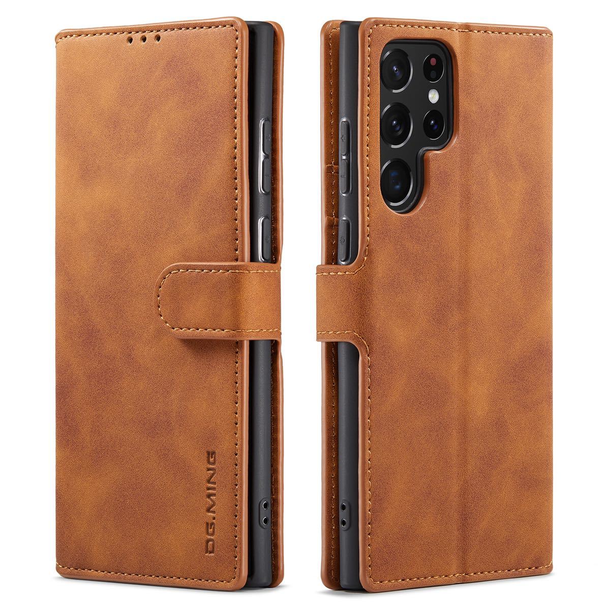 galaxy s22 ultra ケース ギャラクシー s22 ウルトラ レザーケース SCG14 SC-52C カバー 手帳型 カード収納 ストラップ付き拍卖