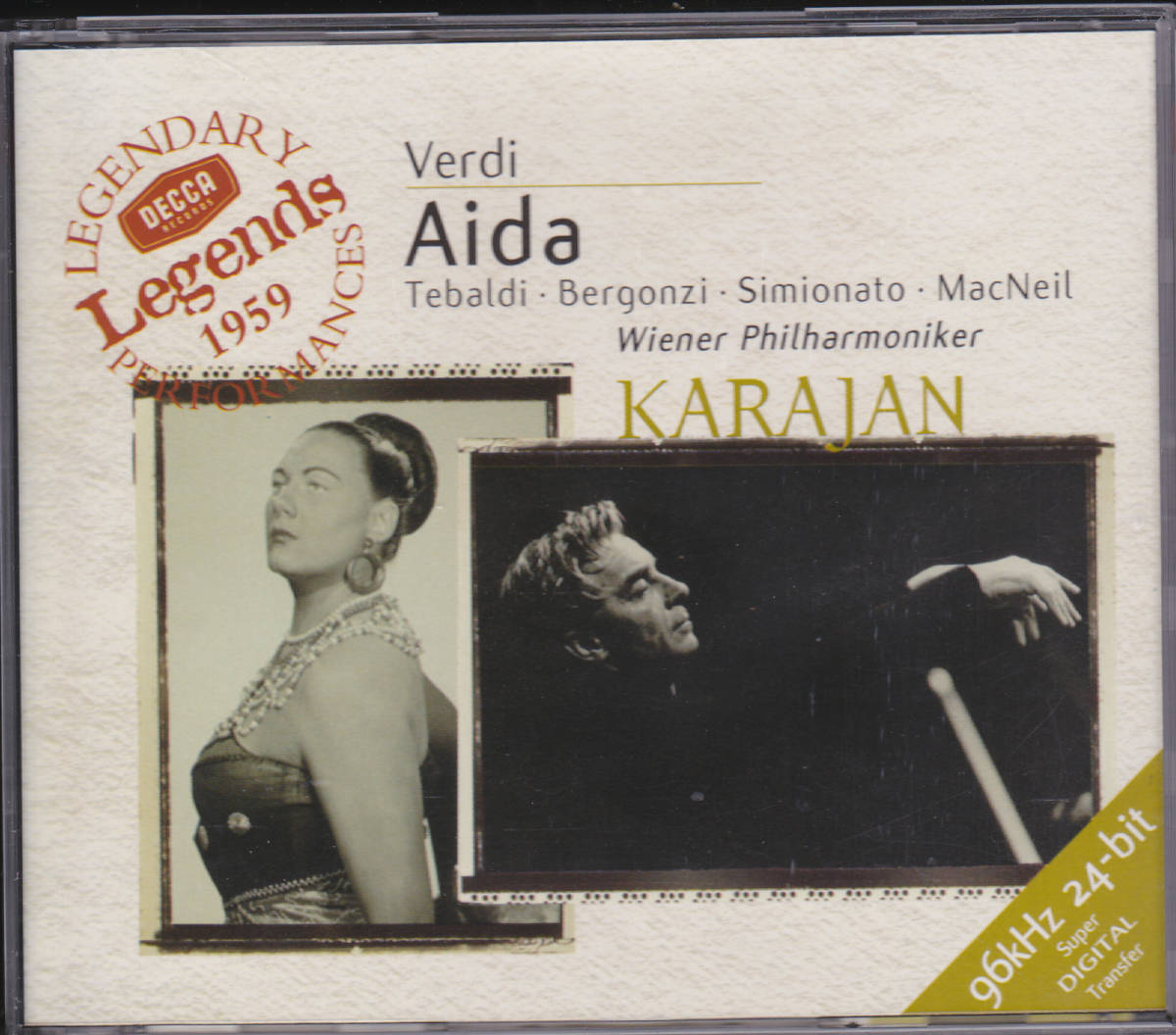 KARAJAN / VERDI AIDA 24BIT/96Khz カラヤン アイーダ拍卖
