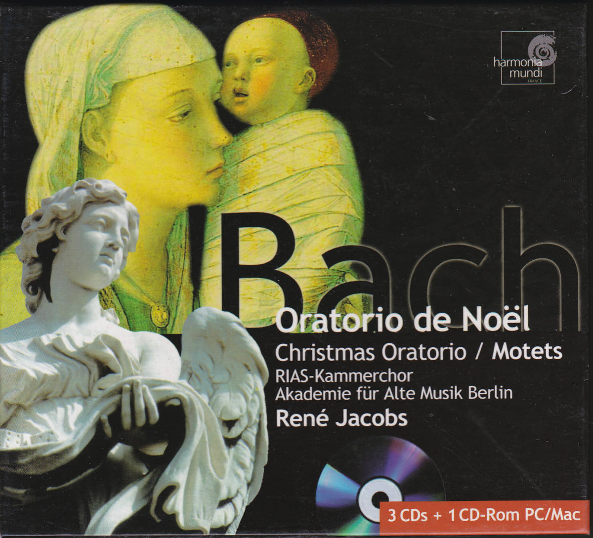 ルネ・ヤコブス / BACH CHRISTMAS ORATORIO / MOTETS (3CD + 1CD-ROM) HARMONIA MUNDI拍卖