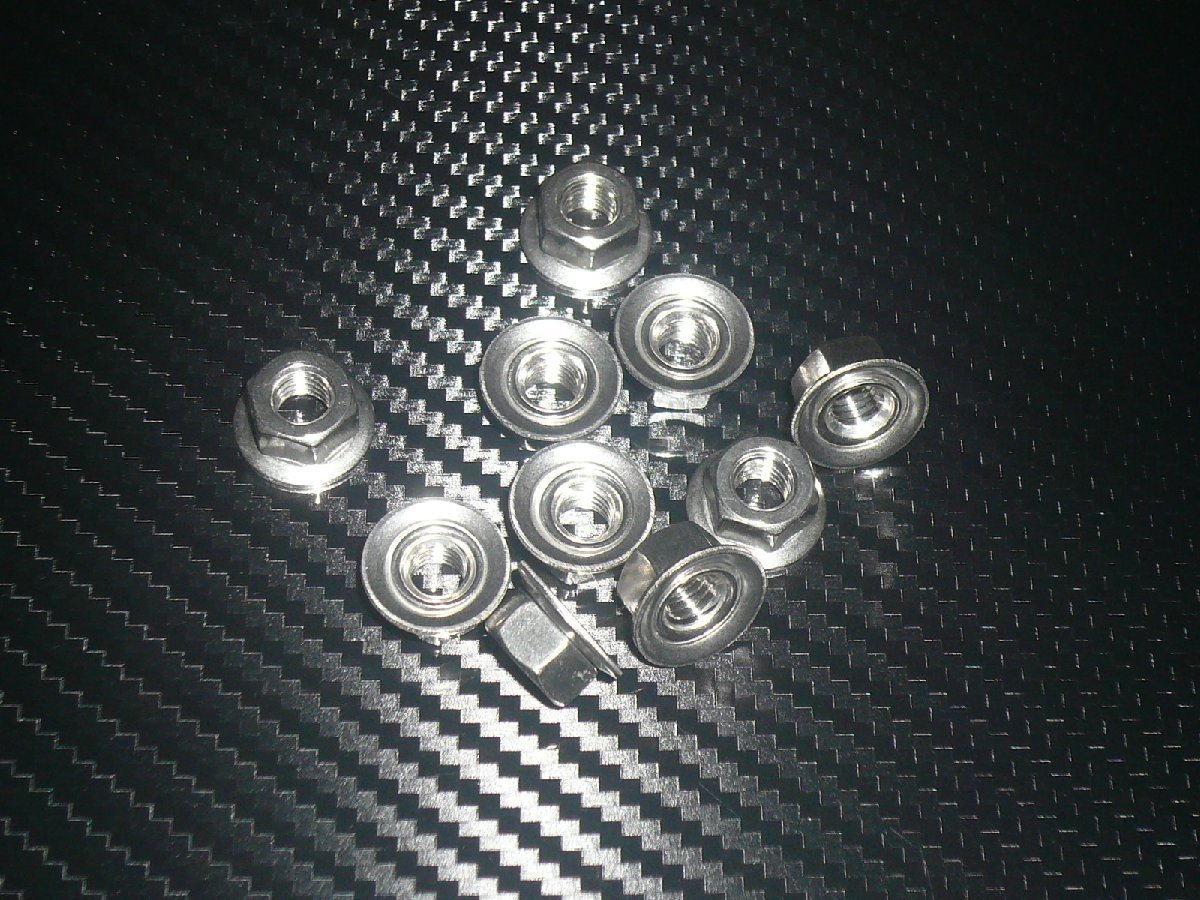 ロック機構付ナット SUS304ステンレス製 M6 テーパーワッシャー付ナット 10個 新品♪ 緩み止め機能 アンカーナット拍卖